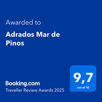 Valoración en Booking 2025 para Adrados, Mar de Pinos