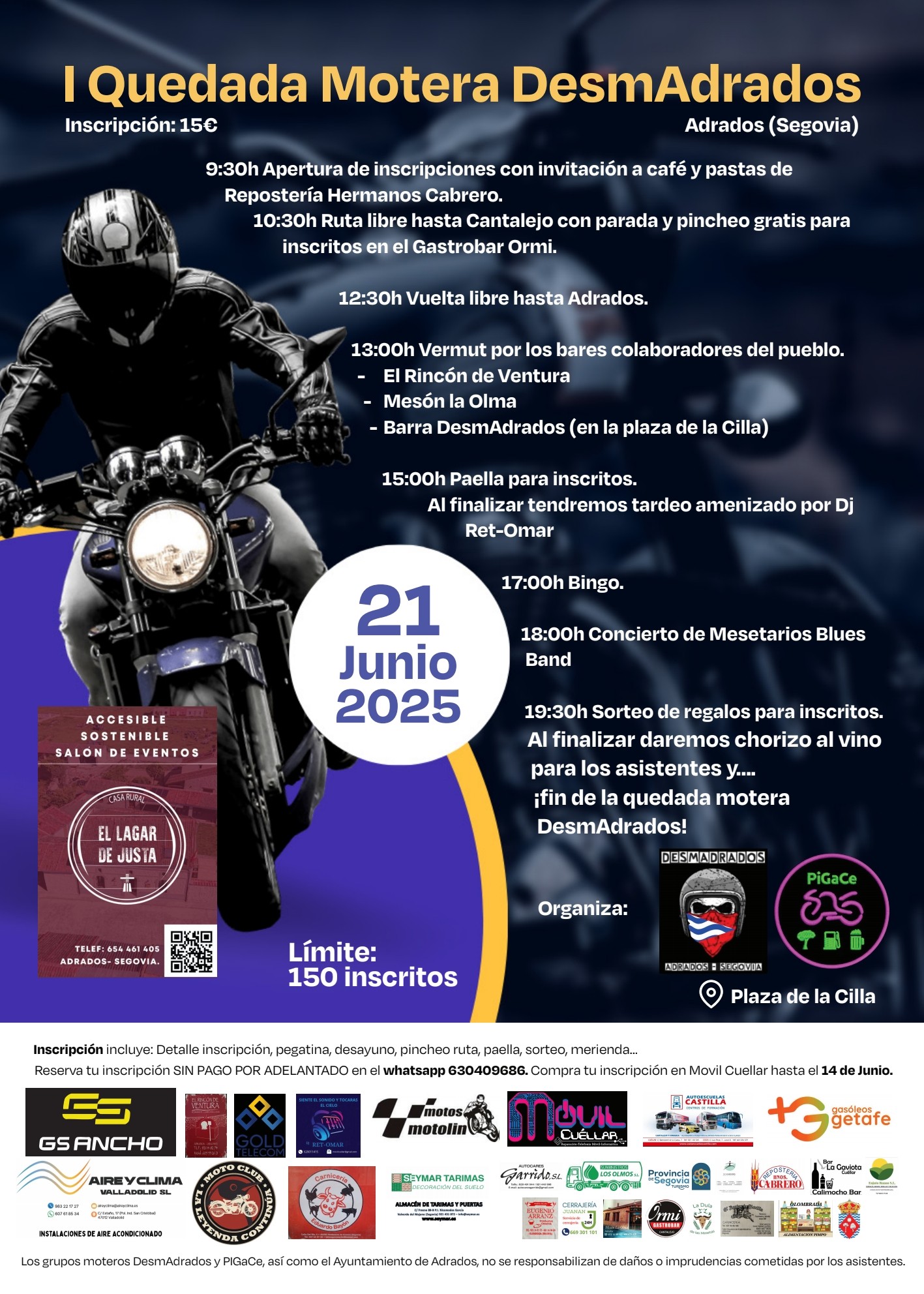 Cartel Desmadrados I Quedada Motera DesmAdrados 2025